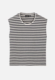 t-shirts zinnia stripes dark navy
