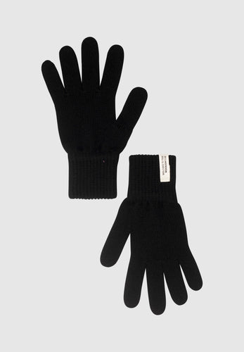 iki merino gloves black