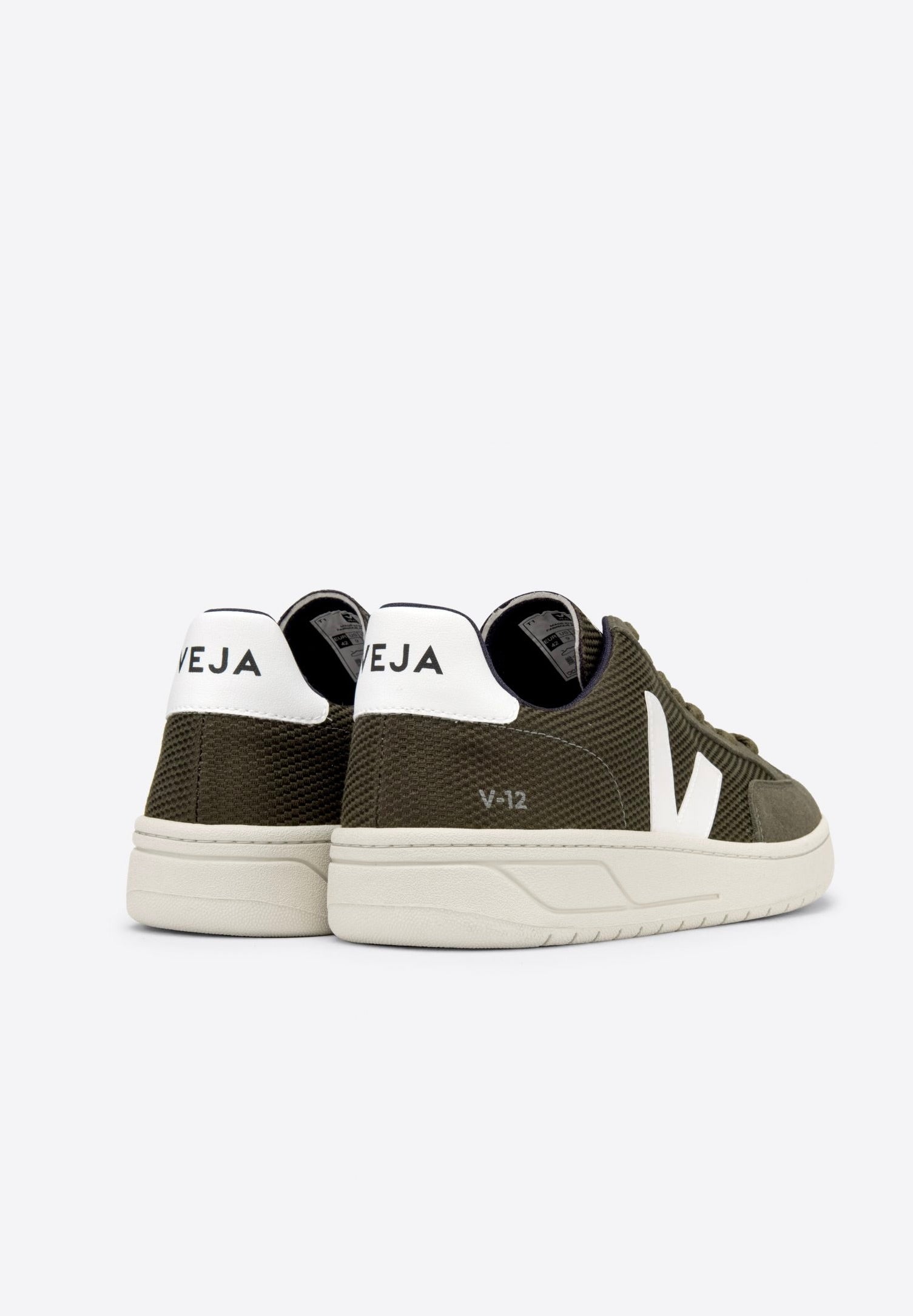 sneaker v-12 b-mesh olive white