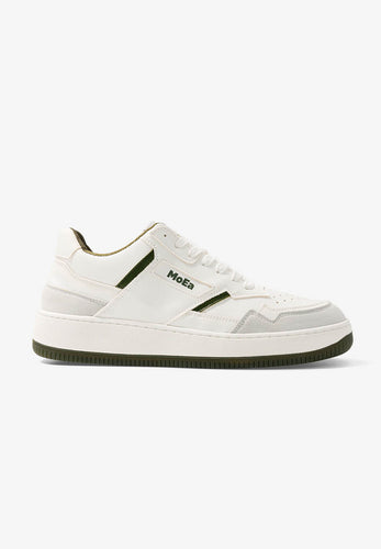 veganer sneaker GEN1 cactus white & green suede