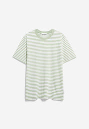 t-shirt vegaas stripes oatmilk-light matcha