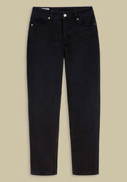 jeans caroline cropped eco recycled black worn