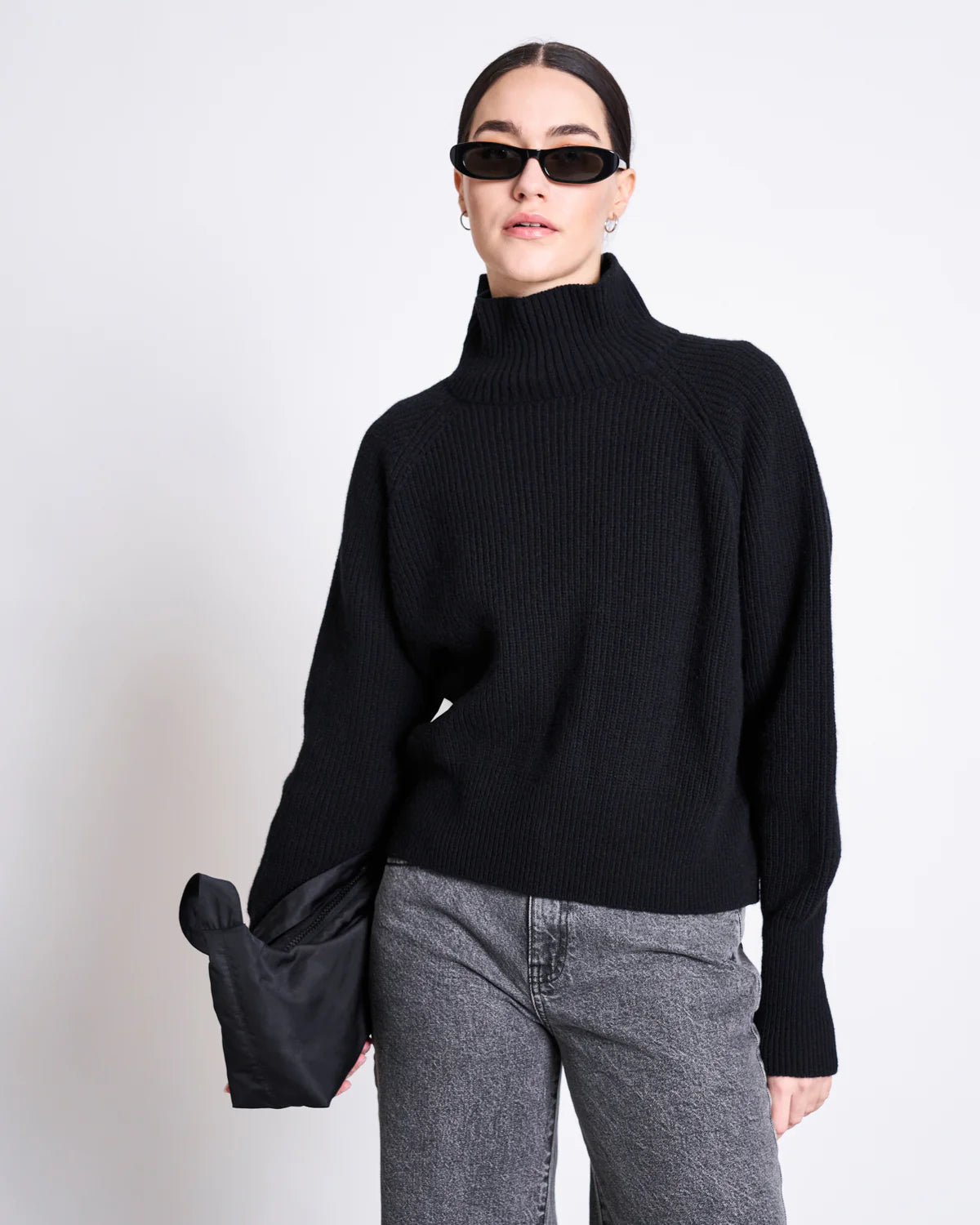 heavy jumper wooly ola black