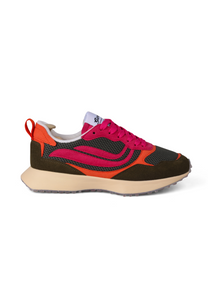 sneaker g-marathon colormixitall olive/pink/orange