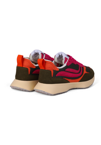 sneaker g-marathon colormixitall olive/pink/orange