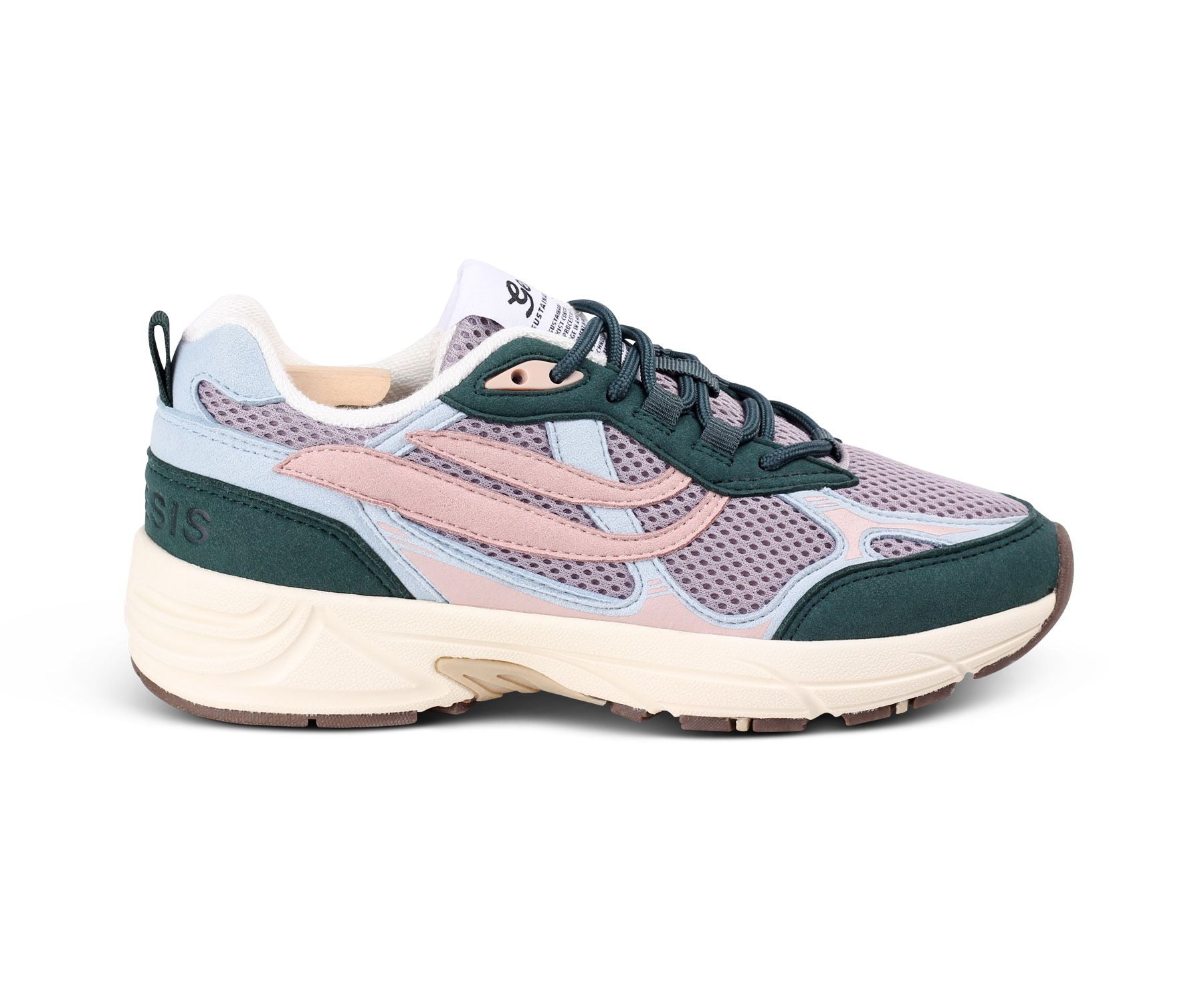 sneaker g-eco`99 multi colour teal/sky/old rose
