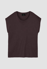 t-shirt mithila dark grape