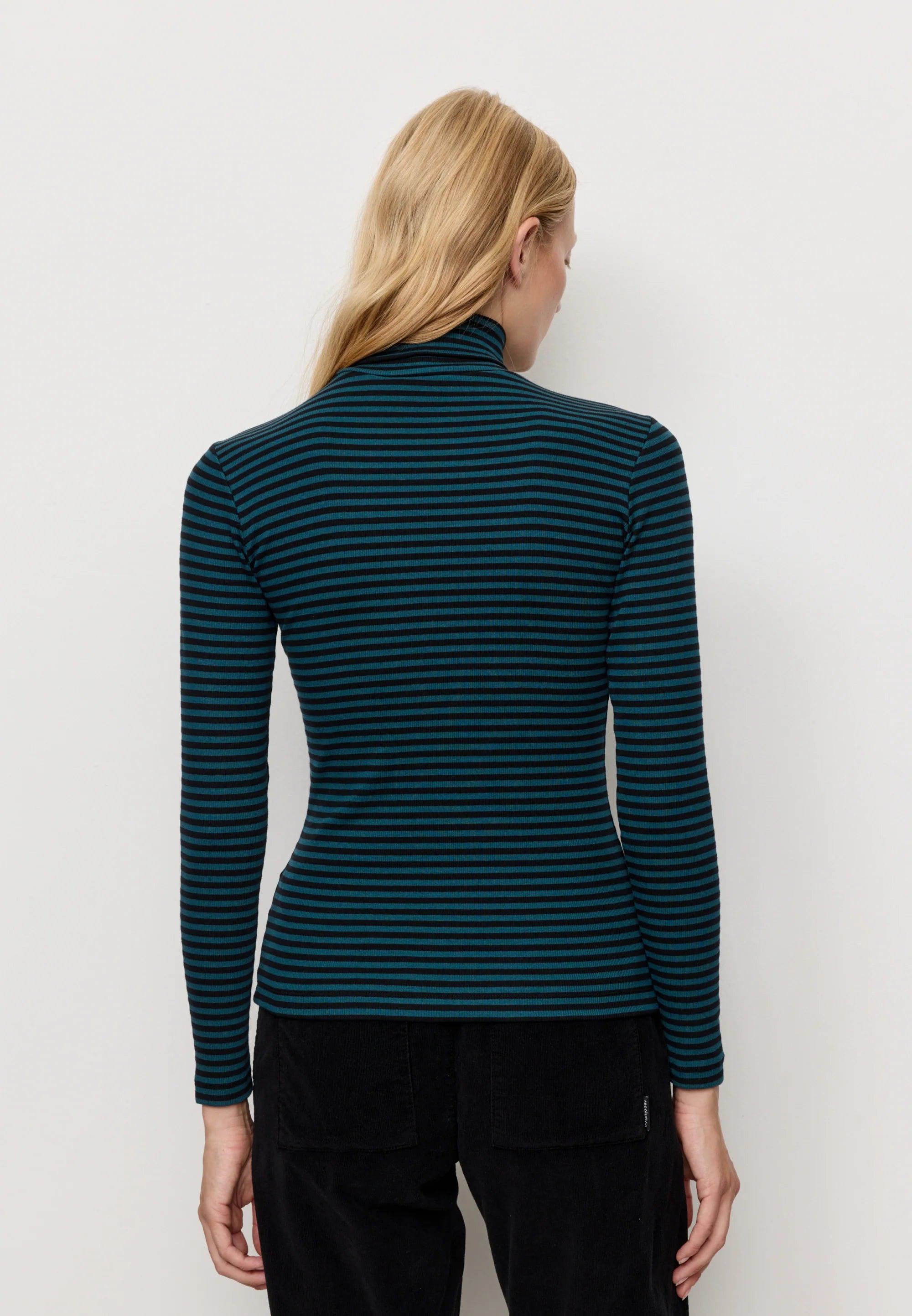 longsleeve liatris stripes lake blue
