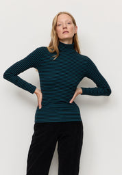 longsleeve liatris stripes lake blue