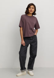 t-shirt azolla dark grape
