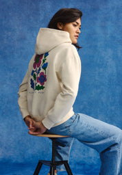 hoodie persea slow arctic white