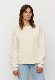 sweatshirt nerine good vibes arctic white