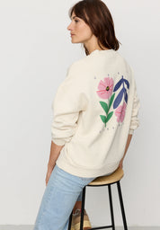 sweatshirt nerine good vibes arctic white