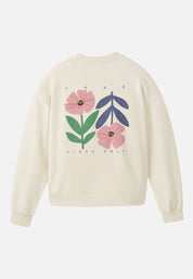 sweatshirt nerine good vibes arctic white