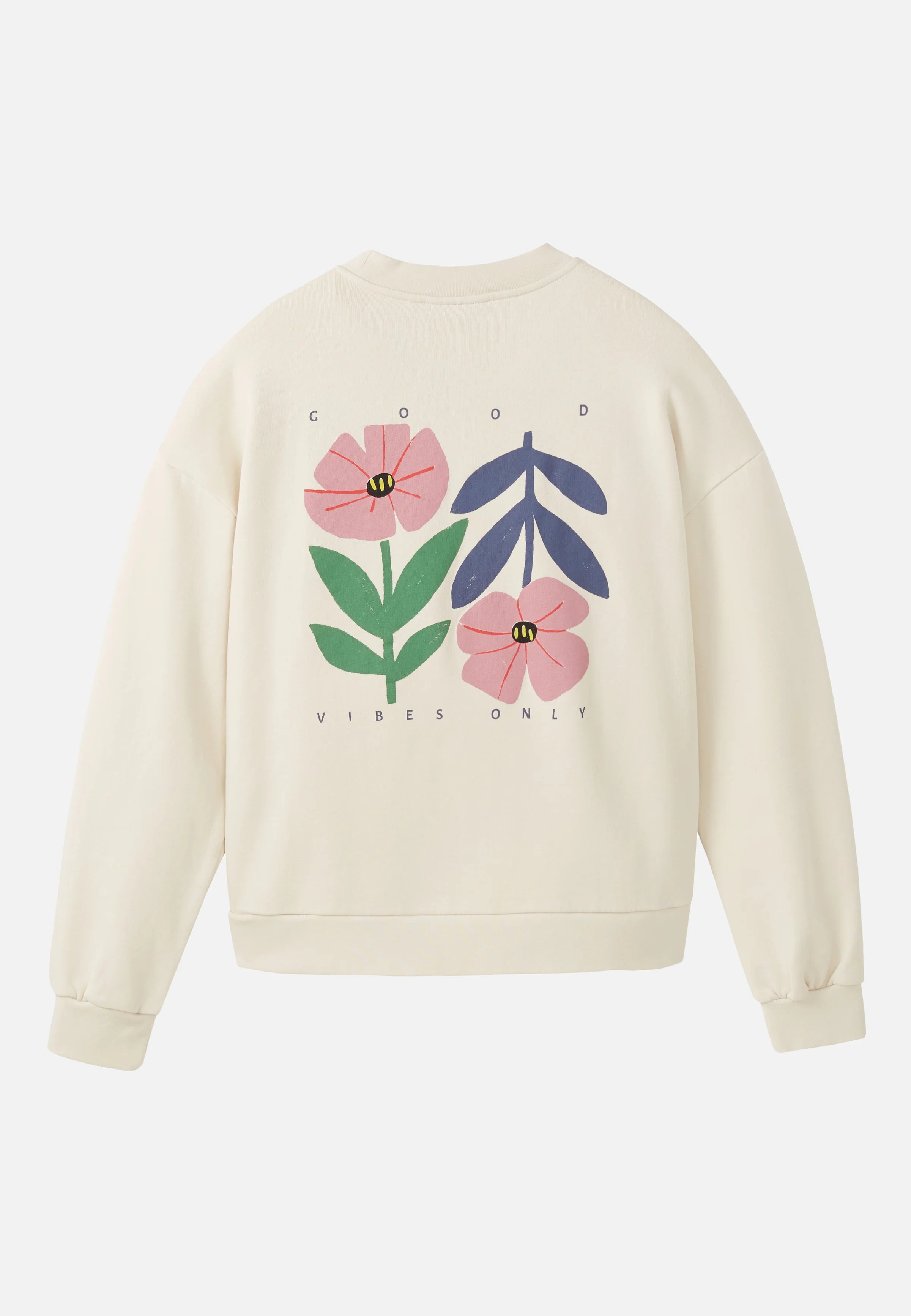 sweatshirt nerine good vibes arctic white