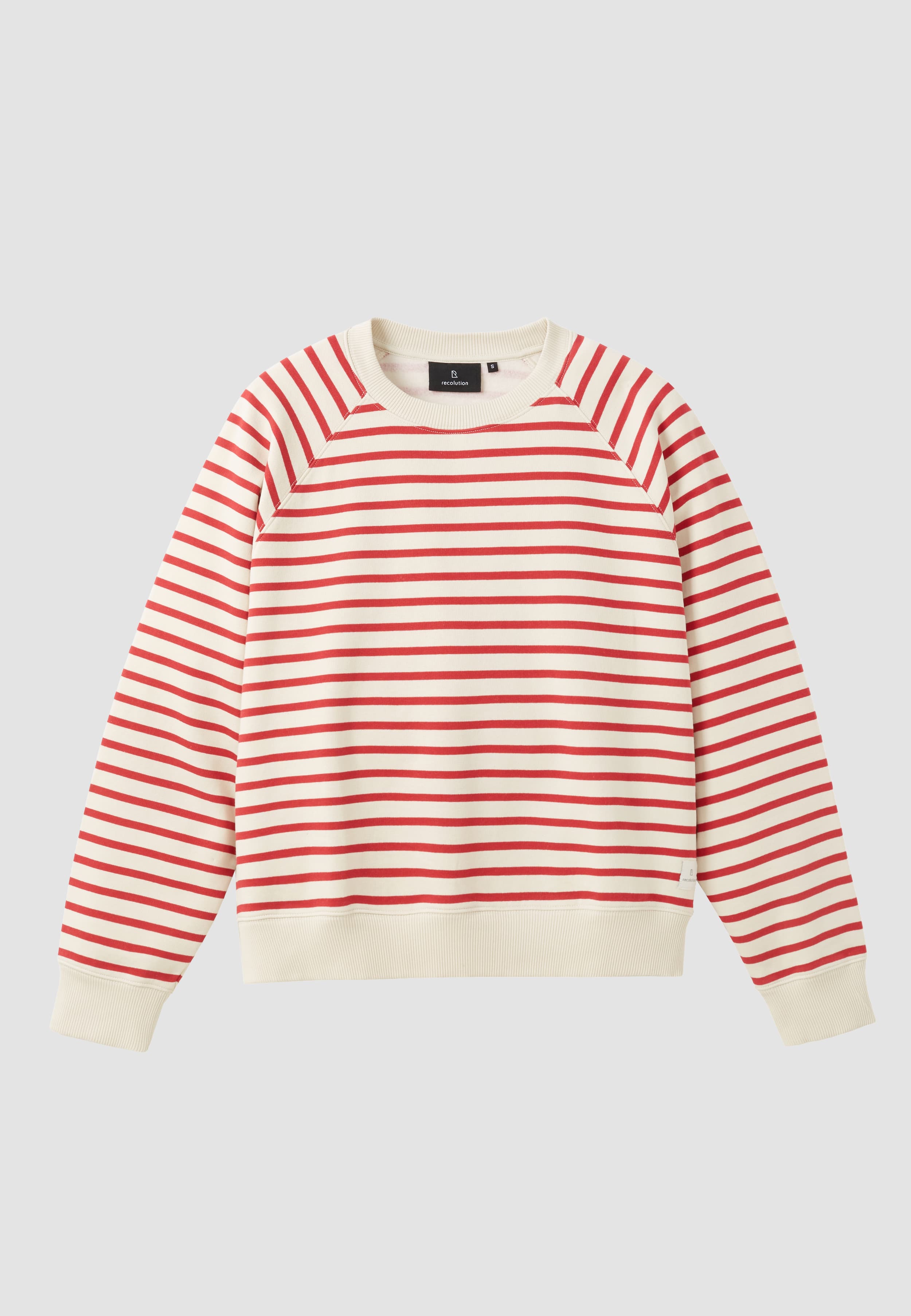 pullover allamanda stripes signal red