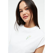 t-shirt gblaila (flower) white