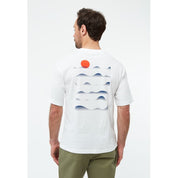 t-shirt gblasse (sunset) white