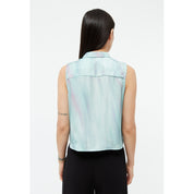 bluse gbxenia graphite green /english violet (blurry)