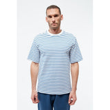 t-shirt gblasse blazing blue / white stripes