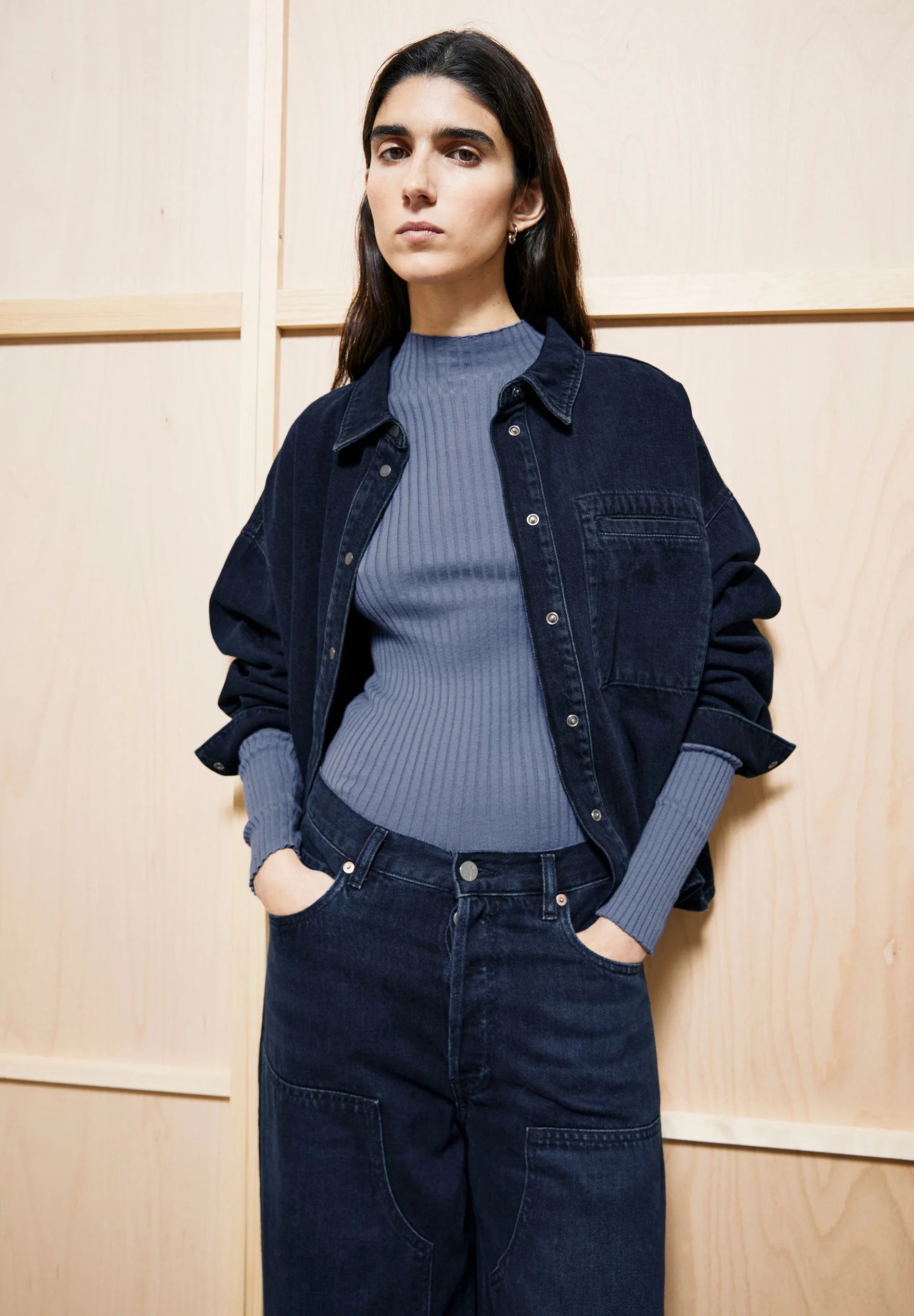 alaania knit sweater dusty moon
