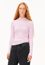 alaania knit sweater frosted rose