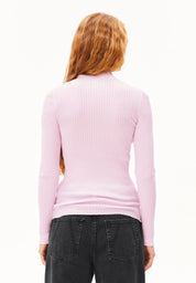 alaania knit sweater frosted rose