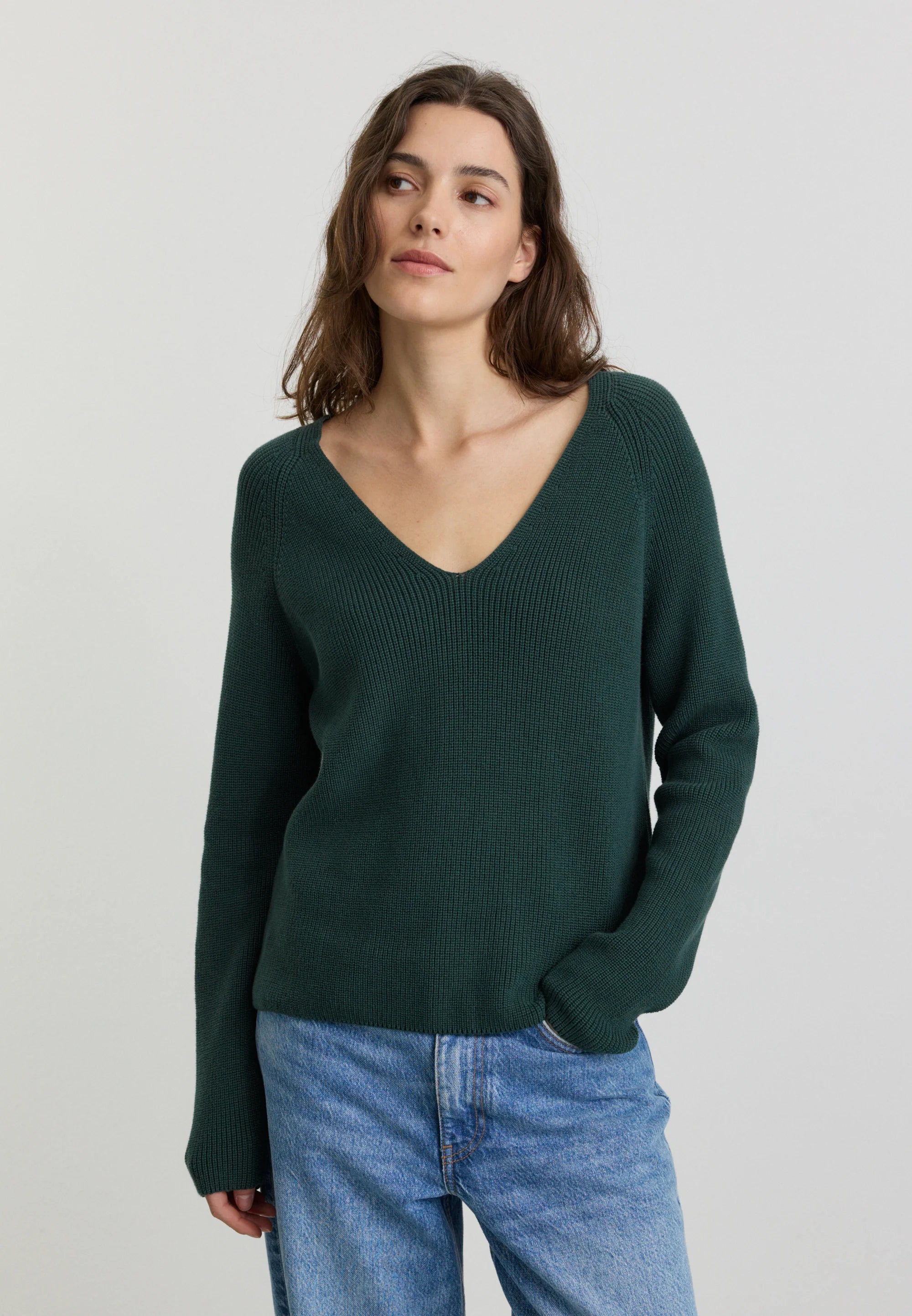 pullover arugula deep green