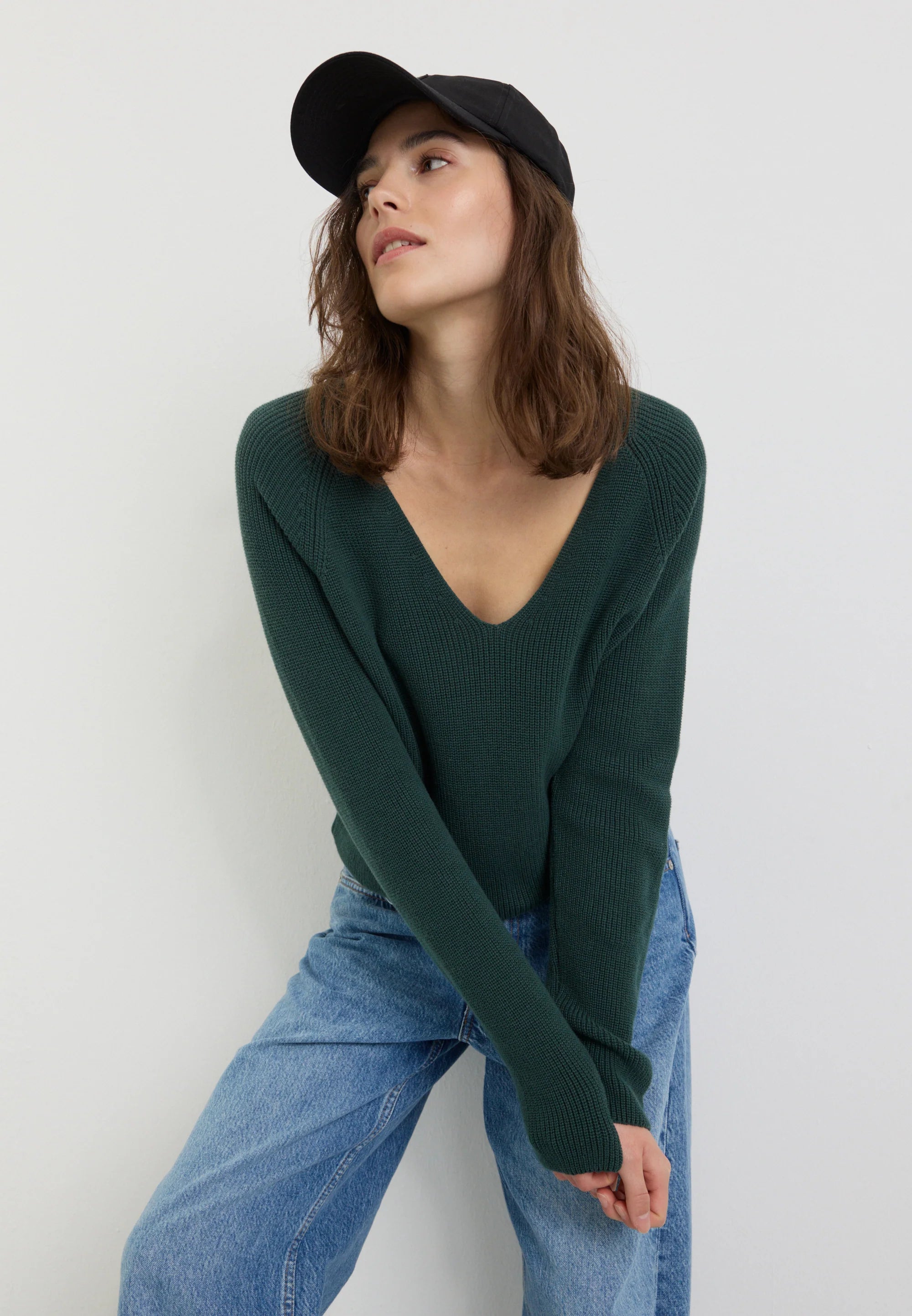 pullover arugula deep green