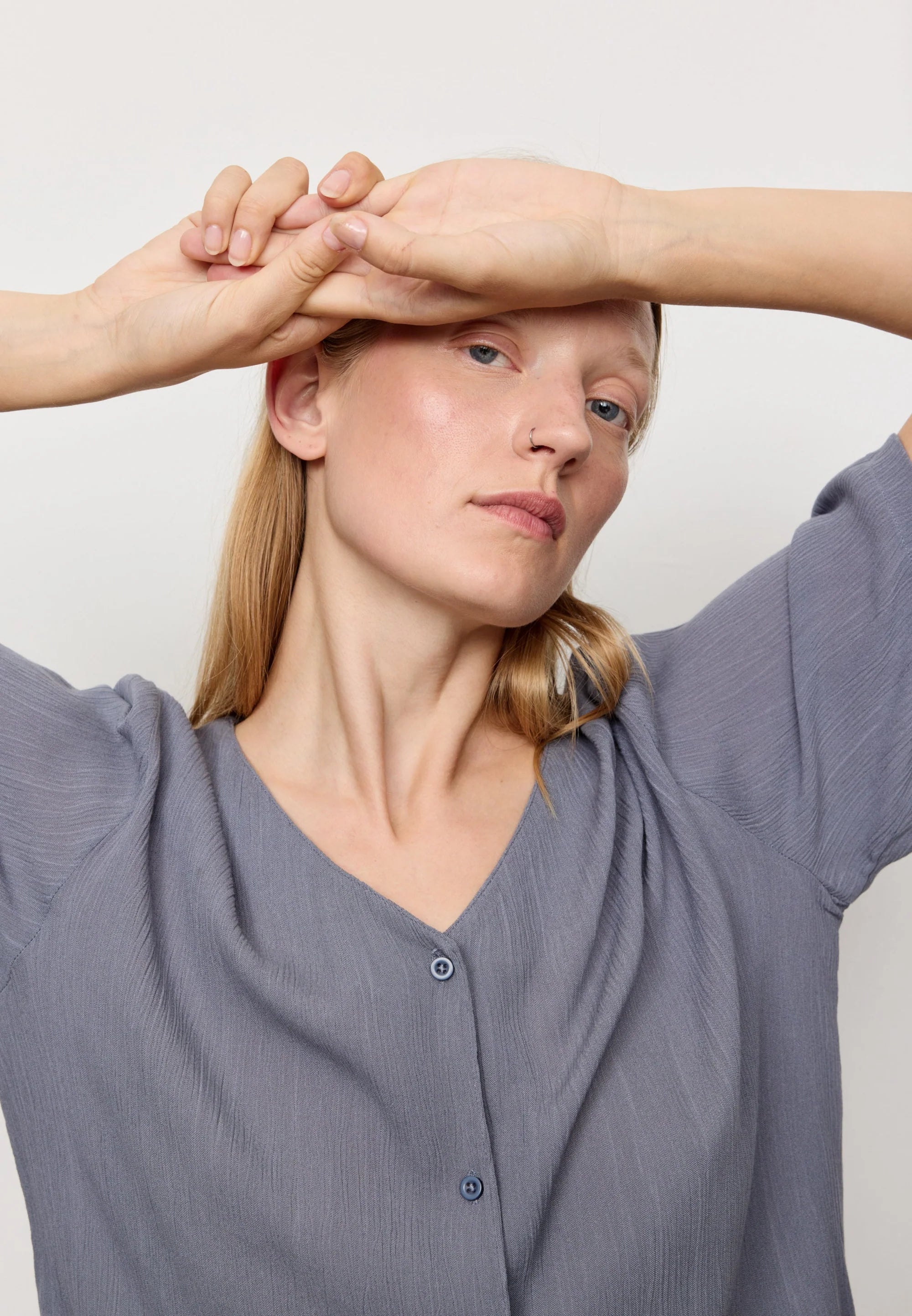 bluse spirea dove blue