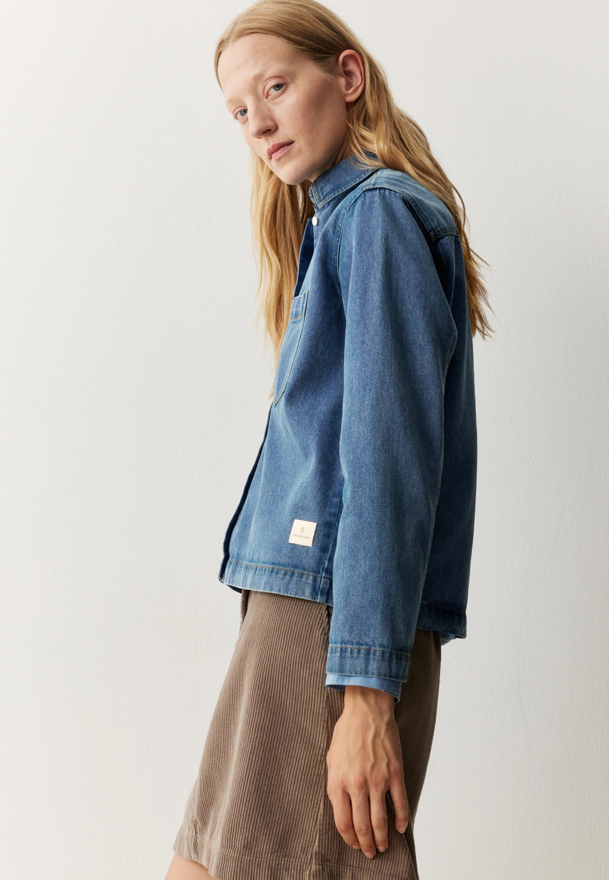 jacke poppy blue