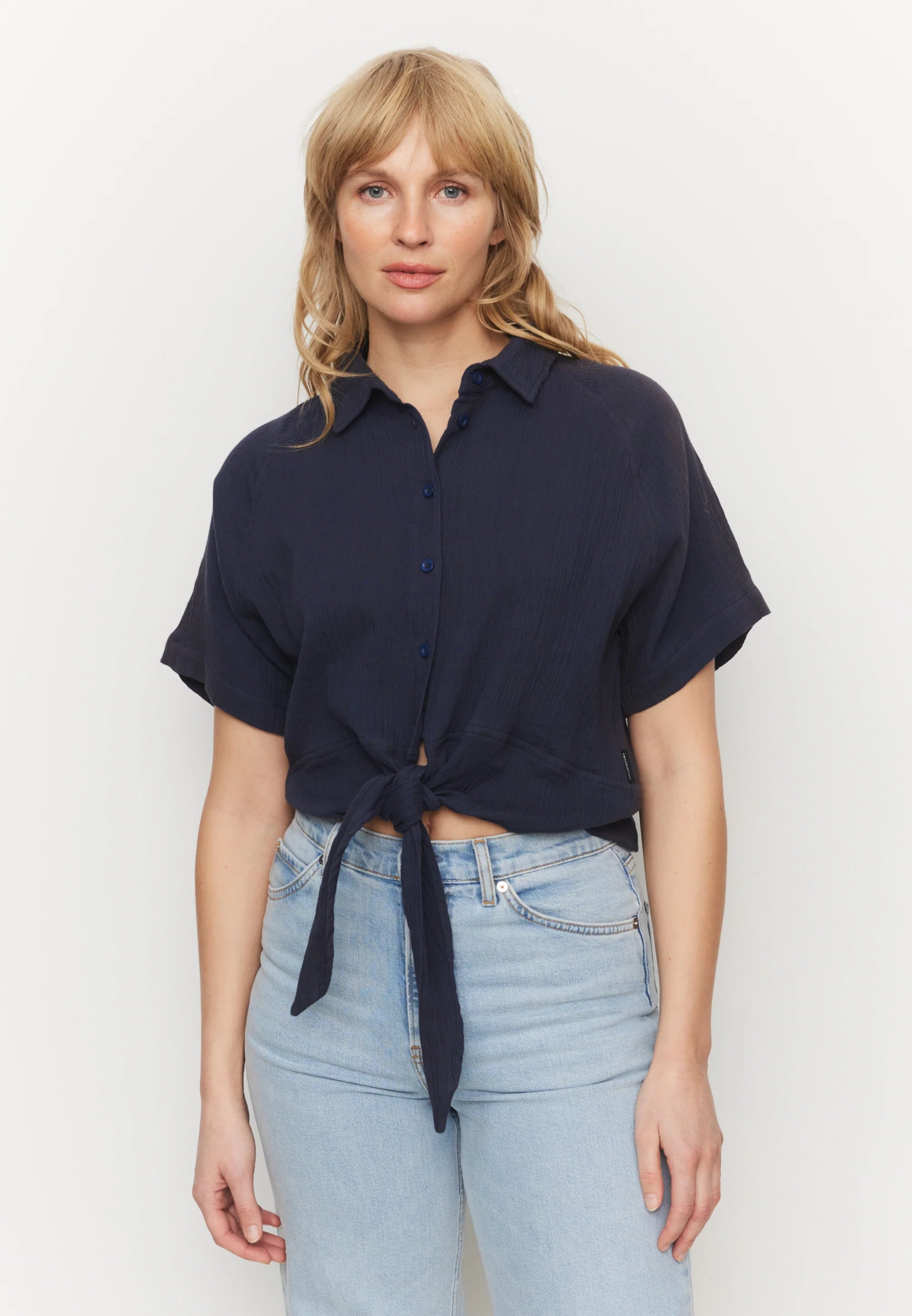 bluse tulip navy