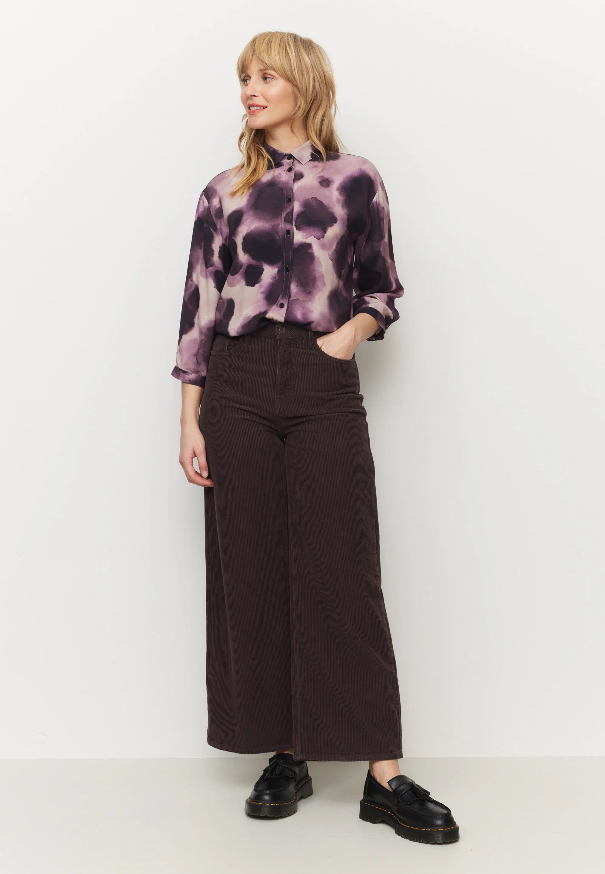 bluse cypress waterdrop dark grape
