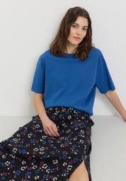 t-shirt azolla lapis blue