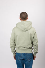 classic organic hoodie aqua gray