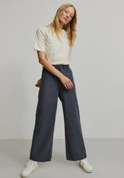 hose erica corduroy denim blue