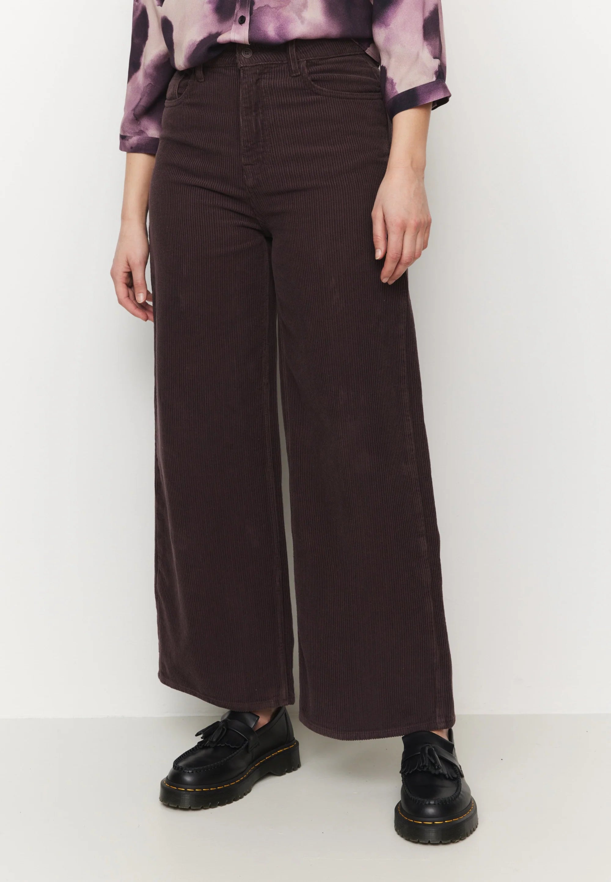 hose erica corduroy dark grape