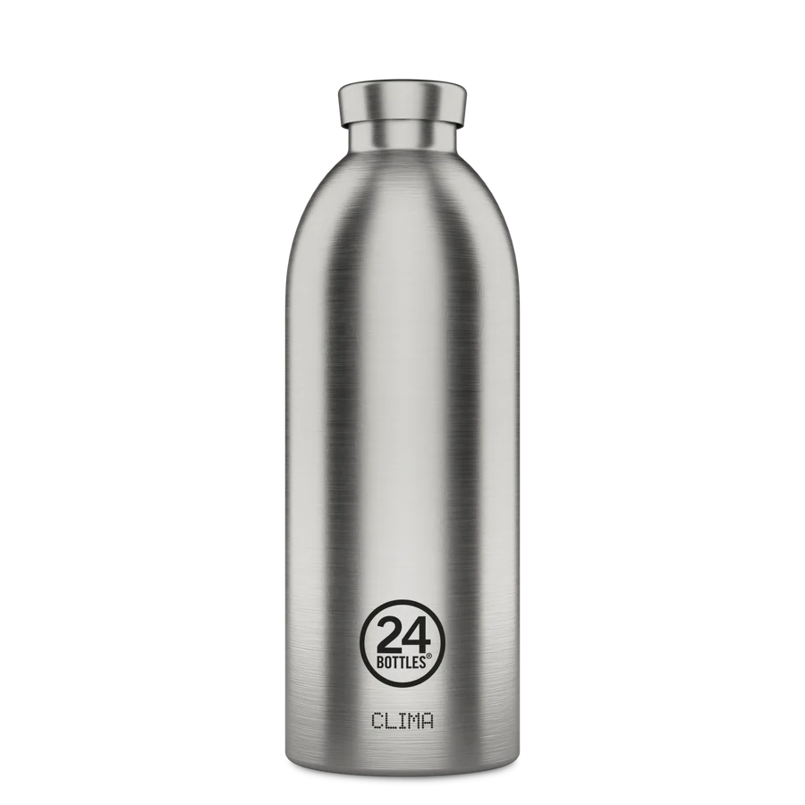 clima bottle brushed steel