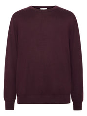 regular merino knit crew neck fig