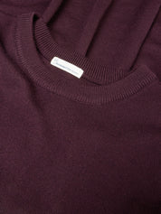 regular merino knit crew neck fig
