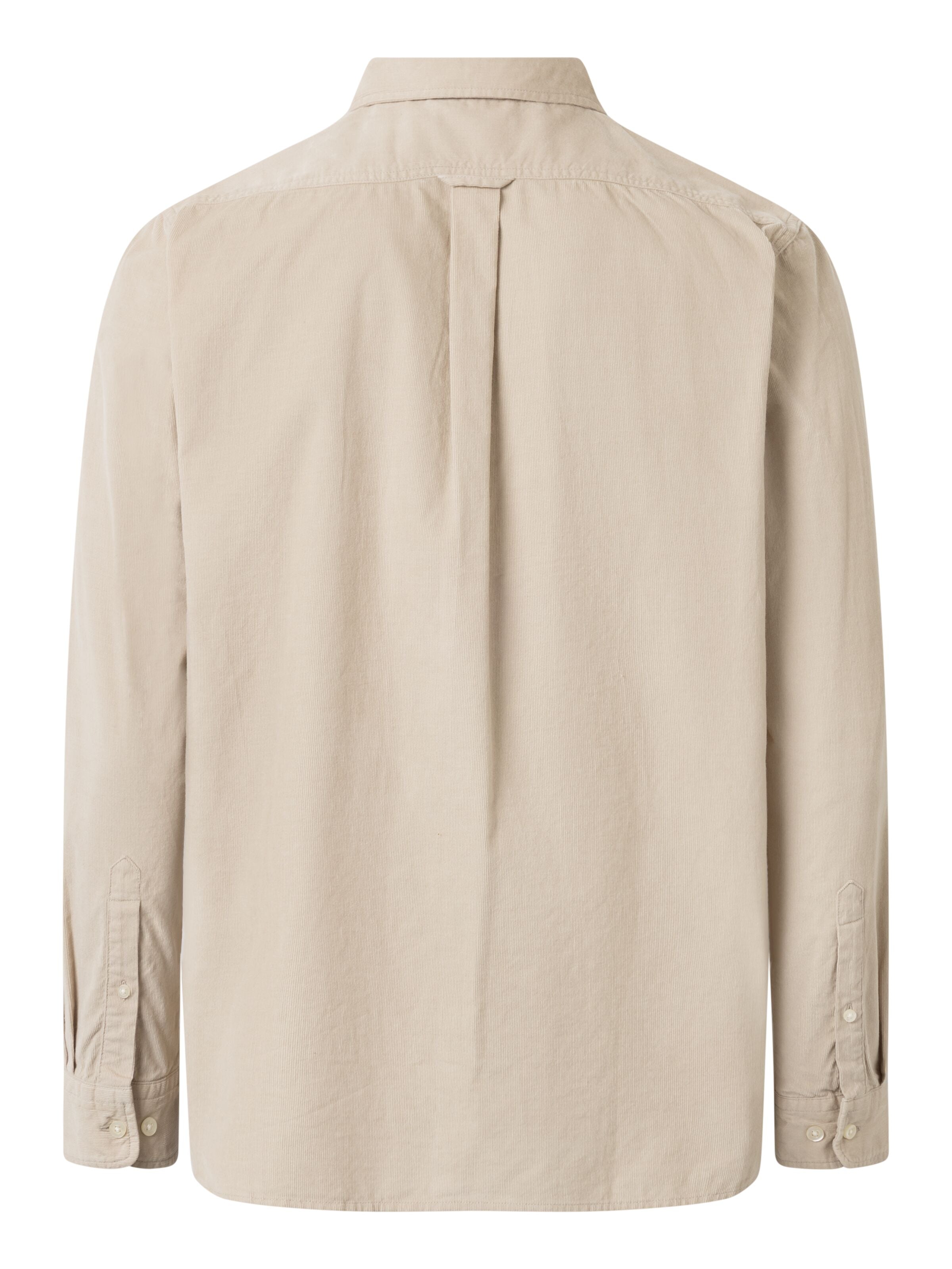 organic cotton corduroy shirt light feather gray