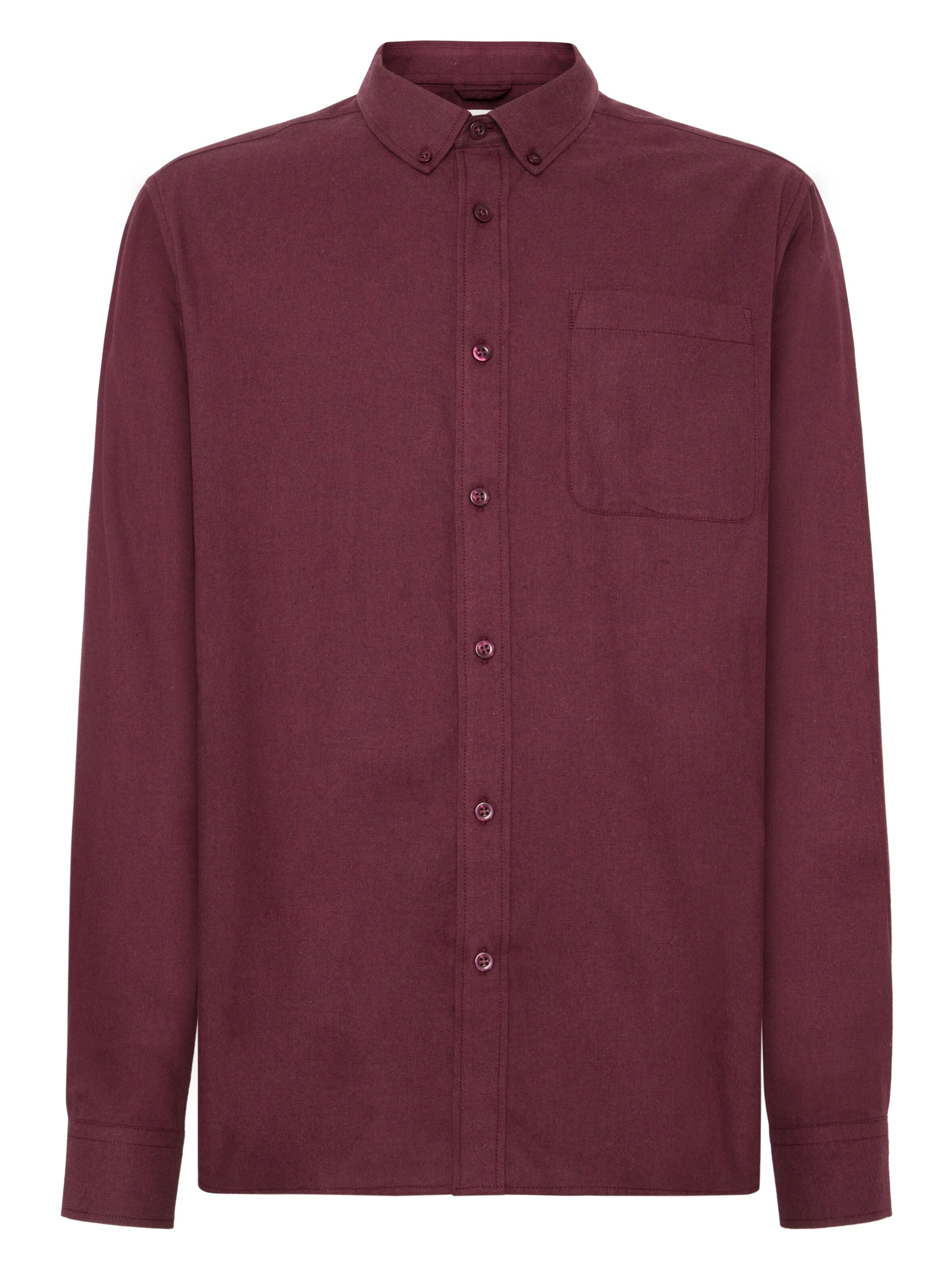 organic cotton flannel shirt fig