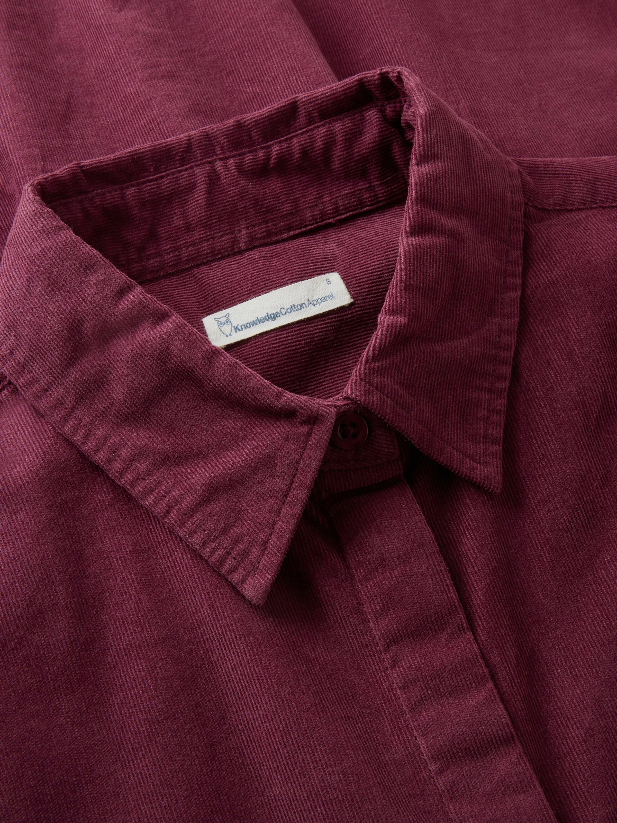 organic cotton flannel shirt fig