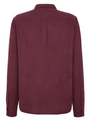 organic cotton flannel shirt fig