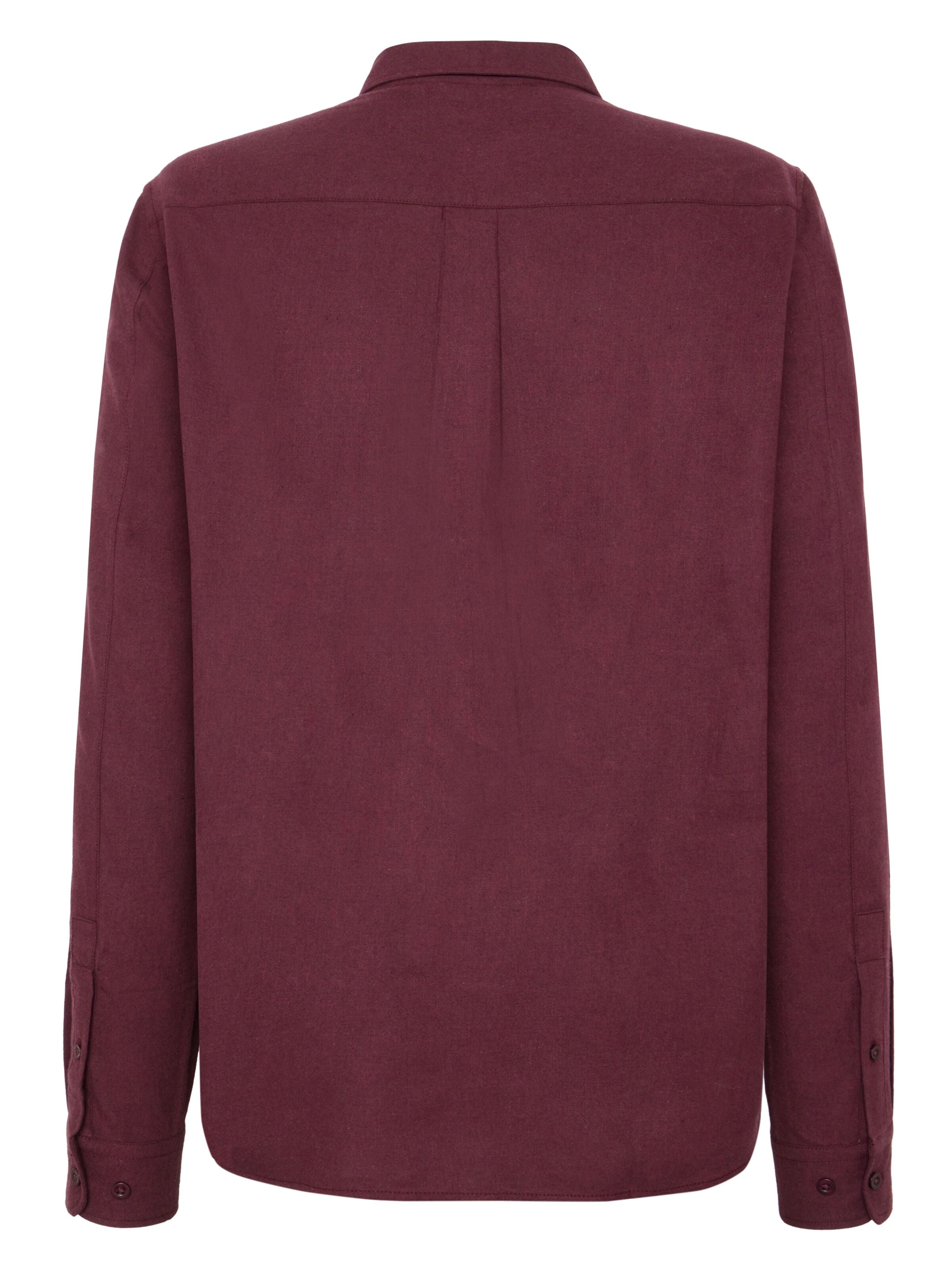 organic cotton flannel shirt fig