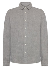 organic cotton mélange shirt light feather gray