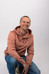 classic organic hoodie tabasco red