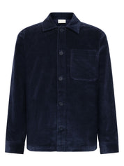 organic cotton corduroy overshirt night sky