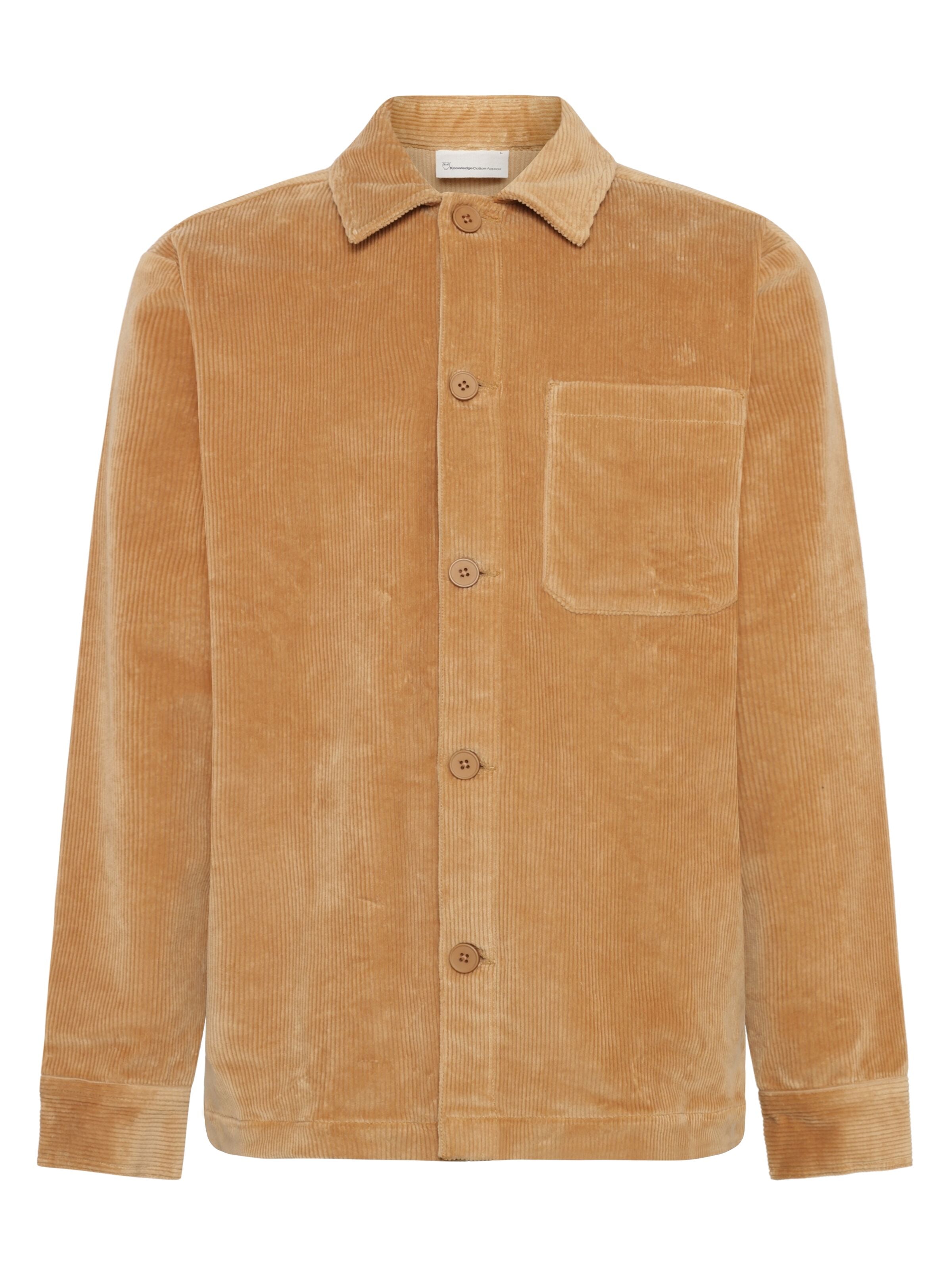 organic cotton corduroy shirt apple cinnamon