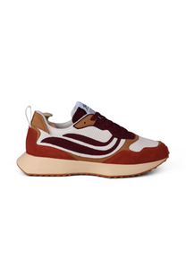 sneaker g-marathon perfocolorworld rust/maroon